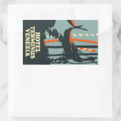 Hotel Terminus (Venezia) Vector format Rechthoekige Sticker (Tas)