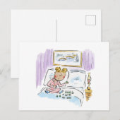 Hotel toiletartikelen verzamelen briefkaart (Voorkant / Achterkant)