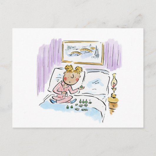 Hotel toiletartikelen verzamelen briefkaart (Voorkant)