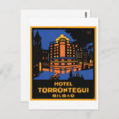 Hotel Torrontegui Bilbao Briefkaart (Voorkant / Achterkant)