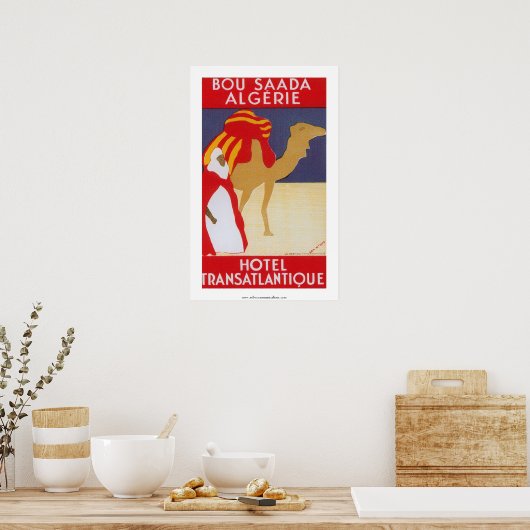 Hotel Transatlantique Bou Saada Poster (Keuken)