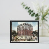 Hotel Tuller, Detroit 1917 Vintage Briefkaart (Staand voorkant)