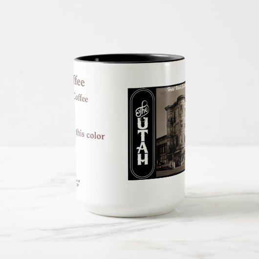 Hotel Utah Saloon - Lee's koffierecept mok (Midden)