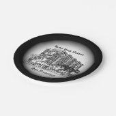 Hotel Utah Saloon Paper Borden Papieren Bordje (Gekanteld)