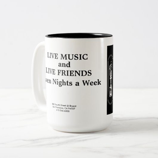 Hotel Utah Saloon Souvenir Mok (Voorkant links)