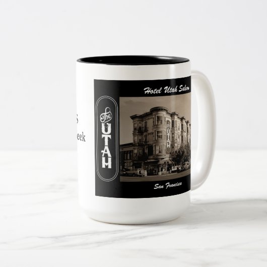 Hotel Utah Saloon Souvenir Mok (Voorkant rechts)