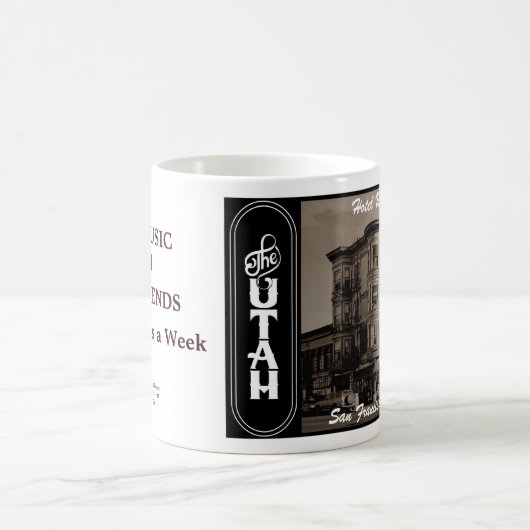 Hotel Utah Saloon souvenir mok koffie (Center)