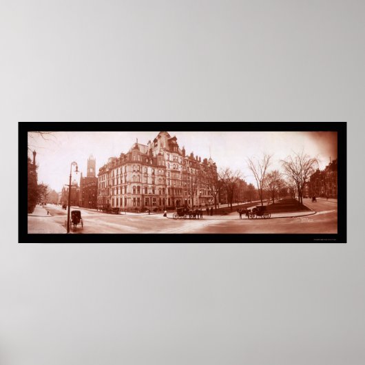 Hotel Vendome, Boston Foto 1903 Poster (Voorkant)