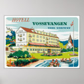 Hotel Vossevangen Noorwegen Poster (Voorkant)