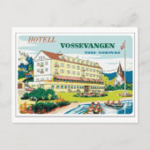 Hotel Vossevangen, Voss Noorwegen Briefkaart (Voorkant)