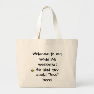 Hotel Welcome Bag Grote Tote Bag