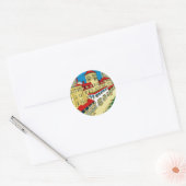 Hotel Windsor Jacksonville Ronde Sticker (Envelop)