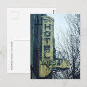 Hotel Yorba Sign Briefkaart, Mexicaanse stad Detro Briefkaart (Voorkant / Achterkant)