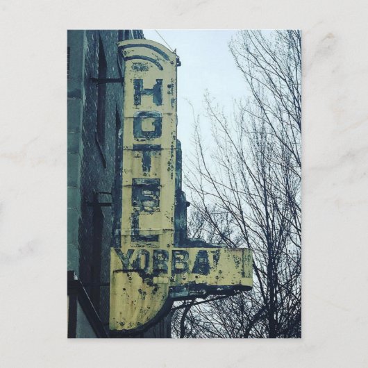 Hotel Yorba Sign Briefkaart, Mexicaanse stad Detro Briefkaart (Voorkant)