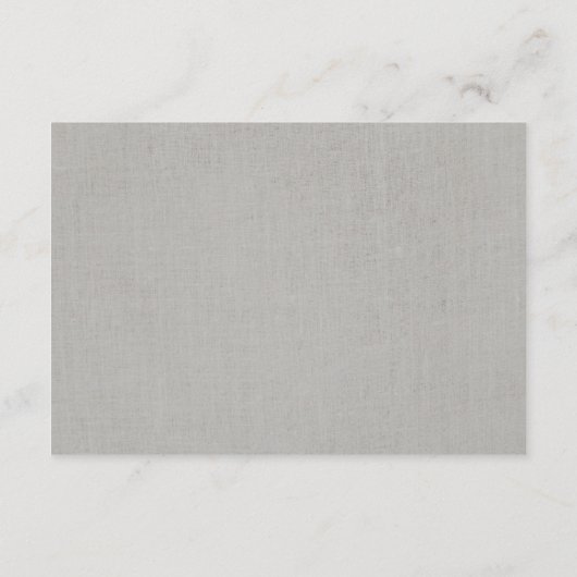 Hotelaccommodatie | Rustieke kant & grijs linnen Informatiekaartje (Achterkant)