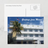hotelbegroetingen miami briefkaart (Voorkant / Achterkant)
