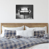 Hotelbord, 1942 canvas afdruk (Insitu (Slaapkamer))