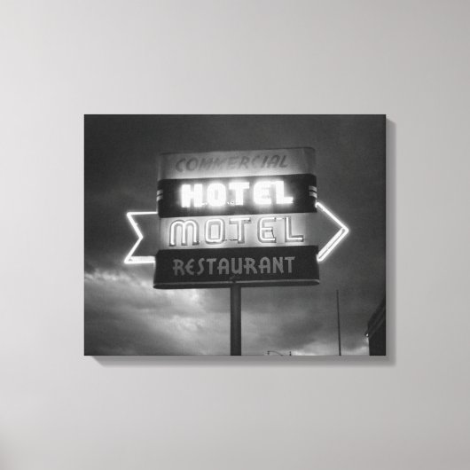 Hotelbord, 1942 canvas afdruk (Voorkant)