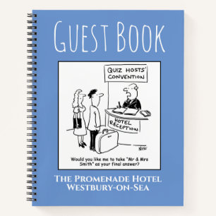 Hotelgastenboek met accommodatienaam notitieboek