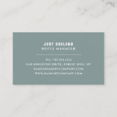 Hotelkamer, Hotel Accommodatie Visitekaartje (Achterkant)