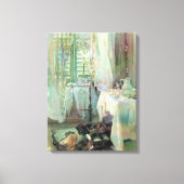 Hotelkamer van John Singer Sargent Canvas Afdruk (Voorkant)