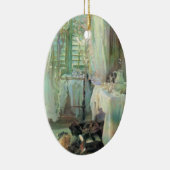 Hotelkamer van John Singer Sargent Keramisch Ornament (Rechts)