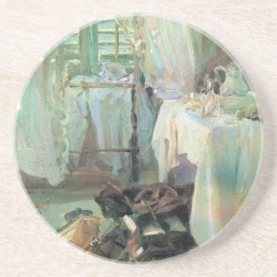 Hotelkamer van John Singer Sargent Zandsteen Onderzetter