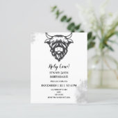 Hotelland Heilige Koe Funny Birthday Party (Staand voorkant)