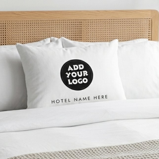 Hotelnaam en logo gastenhuis accent kussen (Creator heeft geüpload)