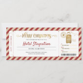 Hotelreservering Verblijf Kerstcadeaubon Kaart (Voorkant)