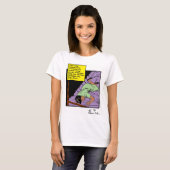 Hotelromance Retro Stripboek Kunst T-shirt (Voorkant volledig)