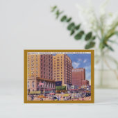 Hotels, Atlantic City, New Jersey 1933 Vintage Briefkaart (Staand voorkant)