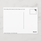 Hotels bij Mingus Park, Coos Bay, Oregon Briefkaart (Achterkant)