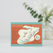 Hotels in de buurt van Florida Howard Johnsons Map Briefkaart (Staand voorkant)