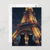 Hotels in de buurt van Paris Eiffel Tower Briefkaa Briefkaart (Voorkant / Achterkant)