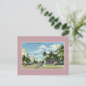  hotels op Collins Avenue Miami Beach Briefkaart (Staand voorkant)