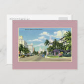  hotels op Collins Avenue Miami Beach Briefkaart (Voorkant / Achterkant)