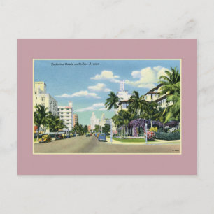 hotels op Collins Avenue Miami Beach Briefkaart