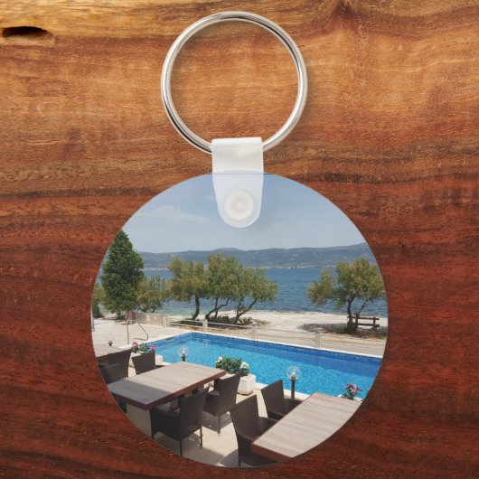 Hotelsleutel met kuna als kamernummer sleutelhanger (Achterkant)