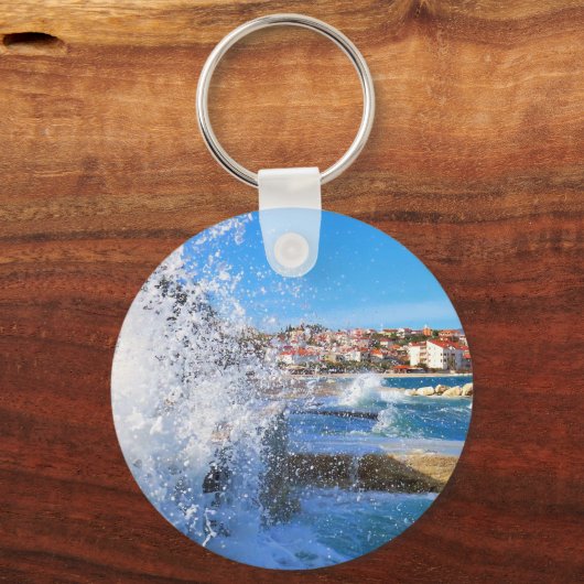 Hotelsleutel met kuna als kamernummer sleutelhanger (Achterkant)