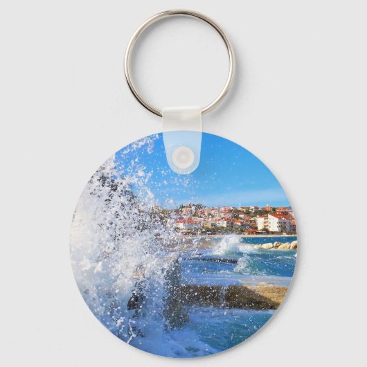 Hotelsleutel met kuna als kamernummer sleutelhanger (Achterkant)