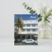hotelwagen miami briefkaart (Staand voorkant)
