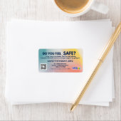 Hotelzeepstickers (2.375 x 1.25) etiket (Insitu)