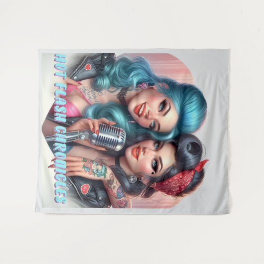 HotFlash Chronicles Tapestry Wandkleed (Voorkant (horizontaal))