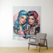 HotFlash Chronicles Tapestry Wandkleed (In situ)