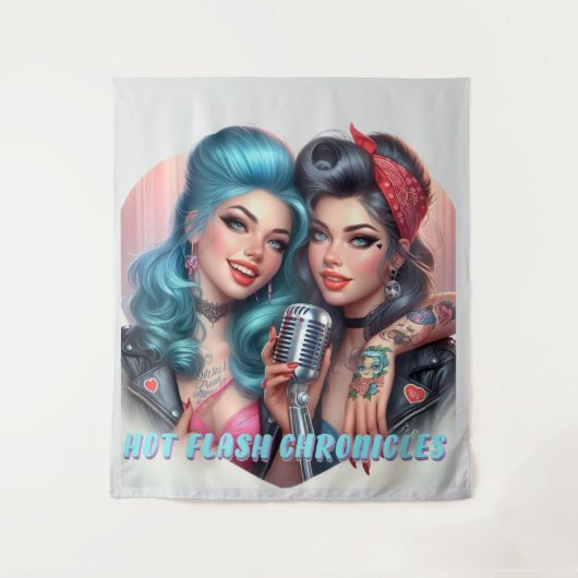 HotFlash Chronicles Tapestry Wandkleed (Voorkant)