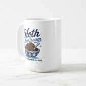 Hoth Ijs Dark Chocolate Grappig Koffiemok (Voorkant links)