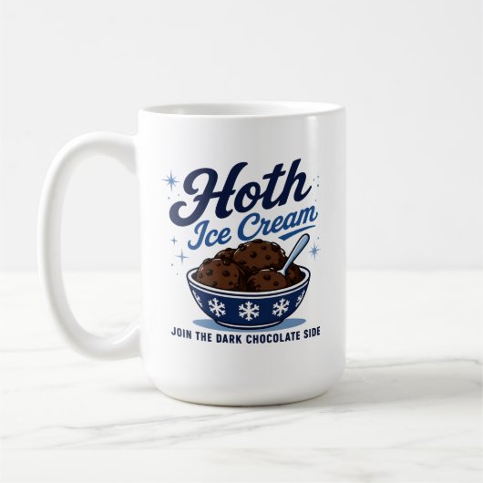 Hoth Ijs Dark Chocolate Grappig Koffiemok (Links)