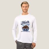 Hoth Ijs Dark Chocolate Grappig Tri-Blend Shirt (Voorkant)