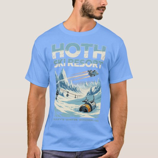 Hoth Ski Resort T-shirt (Voorkant)